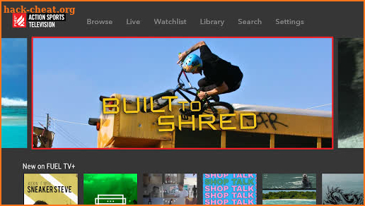 FUEL TV+ Surf, Skate, Snow screenshot