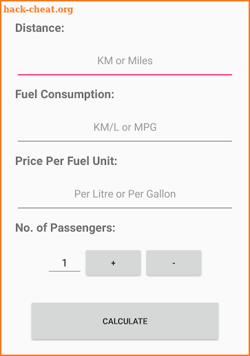 Fuely: Fuel Cost Calculator screenshot