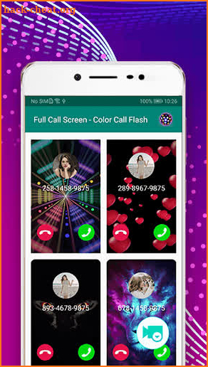 Full Call Screen - Color Call Flash screenshot