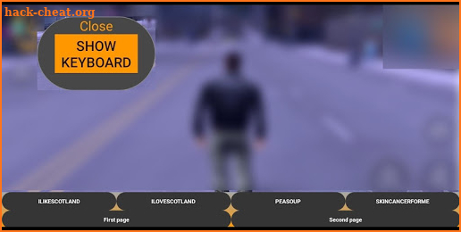Full Cheats Keyboard for III screenshot