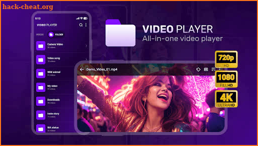 Full HD video player screenshot