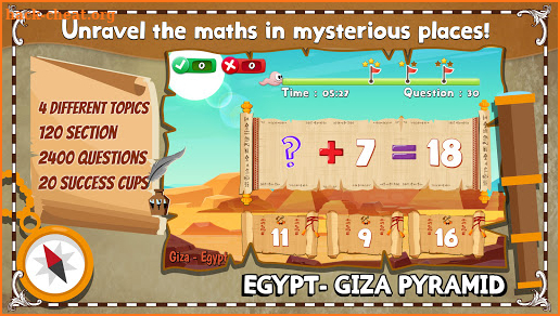 Full Maths Game - Add, Subtract, Multiply, Divide screenshot