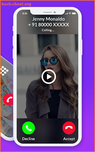 Full Screen Video - True Caller ID screenshot