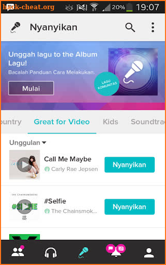 Full Sing Video Smule Record screenshot