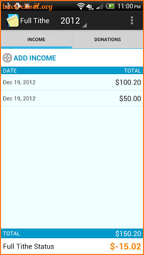 Full Tithe-LDS Tithing Tracker screenshot