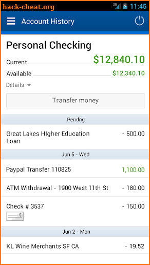 Fulton Bank Mobile Banking screenshot