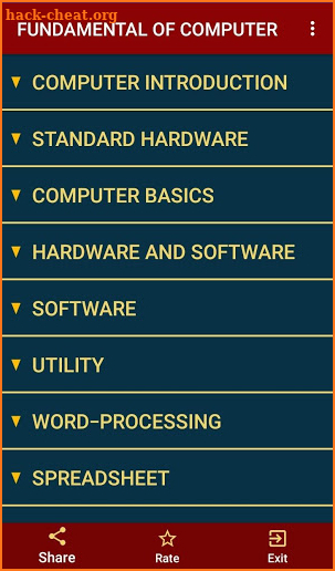 Fundamentals of Computer (Pro Version) screenshot