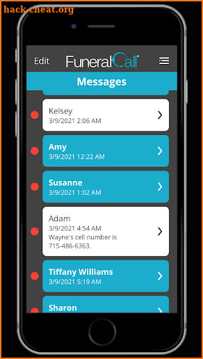 FuneralCall Answering Service screenshot