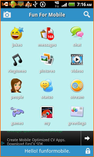 FunForMobile Ringtones & Chat screenshot