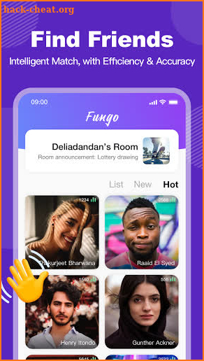 FunGo فنجو — Live Stream Chat Party screenshot