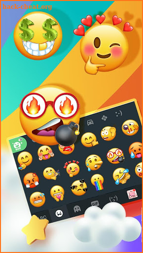 Funky Cool Emoji Stickers screenshot