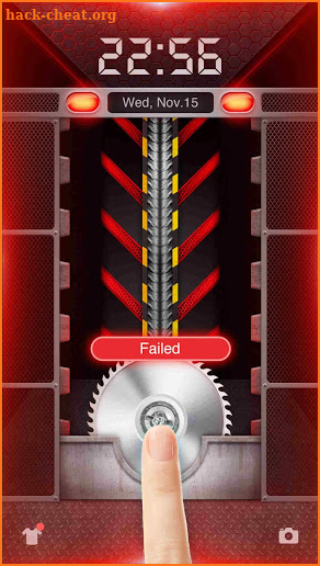 Funny Chainsaw Lock Screen App screenshot