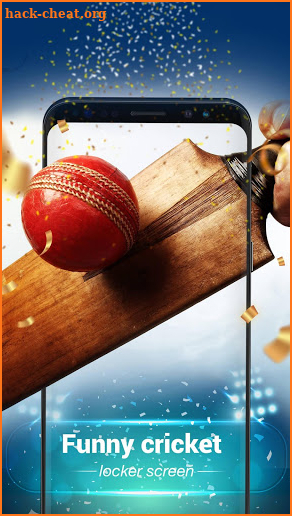 Funny Cricket Game Lock Screen for You screenshot