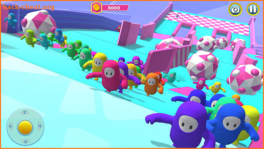 Funny Fall Dudes: 3D Knockout Race screenshot