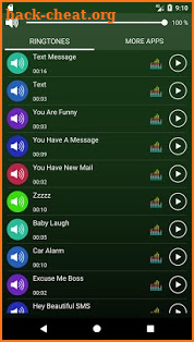 Funny SMS Tones and Sounds screenshot