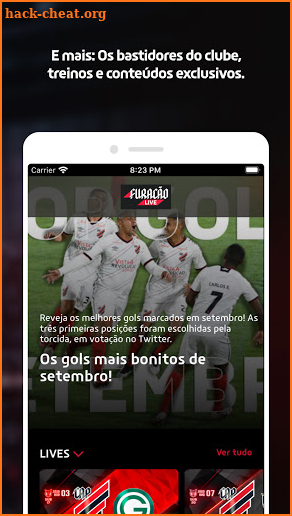 Furacão Live screenshot