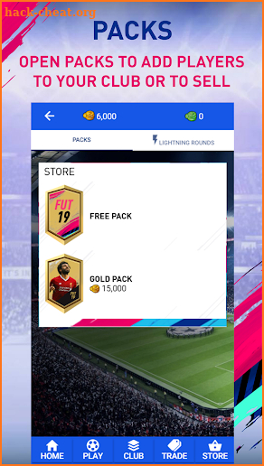 FUT 19 DRAFT AND PACK OPENER screenshot