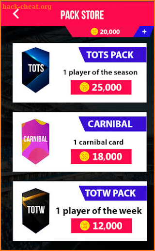 FUT 20 Pack Opener screenshot