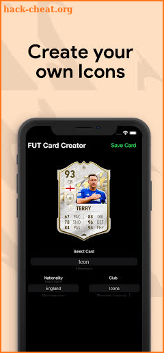 FUT 22 Card Creator screenshot