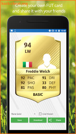 FUT Card Creator 23 screenshot