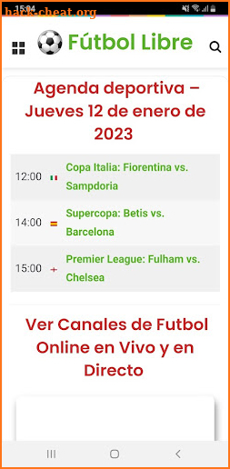 Fútbol Libre screenshot