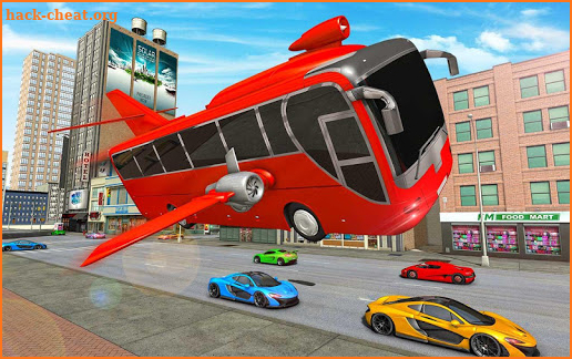 Futuristic Flying Bus Shooter Air fight screenshot