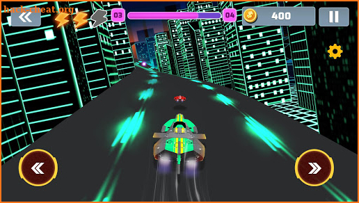 Futuristic Flying Hovercraft Racing screenshot