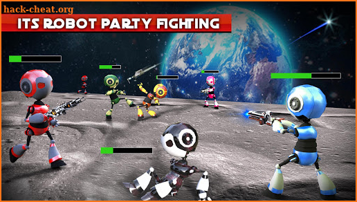 Futuristic Robot Gang Beasts Free:Fight Party Game screenshot