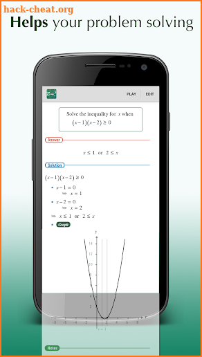 FX Algebra Problem Solver screenshot