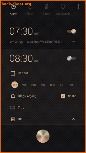 G Alarm Clock screenshot