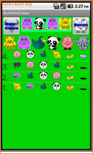 g4: Bulls and Cows screenshot