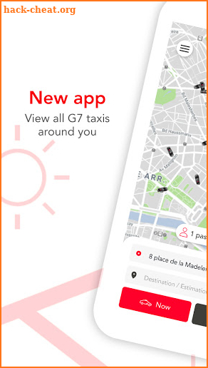 G7 TAXI Personal - Paris screenshot