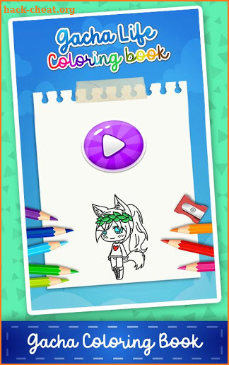 Gacha Coloring life book screenshot