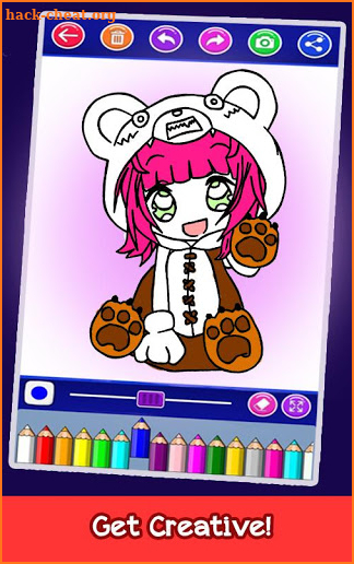 Gacha Coloring life book screenshot