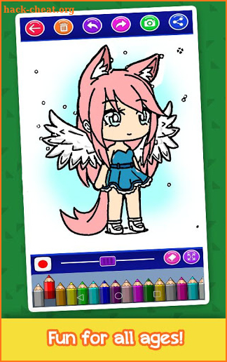 Gacha Coloring life book screenshot