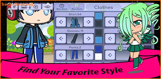 Gacha Life World Stylish - Dress Up Wallpaper screenshot