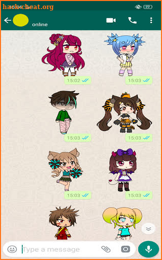 Gacha WAStickers screenshot