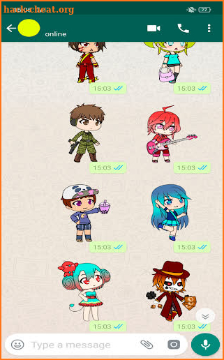 Gacha WAStickers screenshot