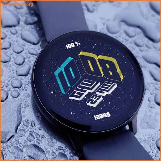 Galaxy 3D Time: Watch Face screenshot