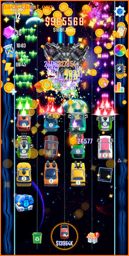 Galaxy Attack : Cars War screenshot