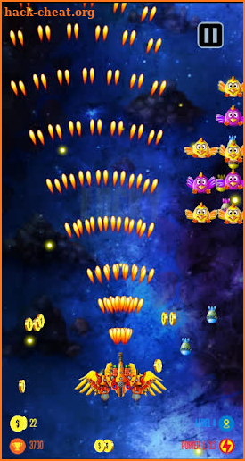 Galaxy Attack- Chiken Ladybug screenshot