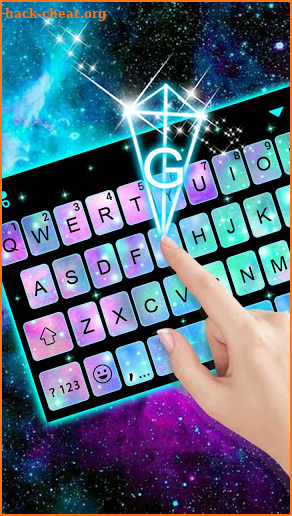 Galaxy Color 3d Keyboard Theme screenshot