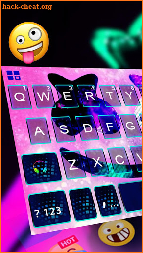 Galaxy Cool Man Keyboard Theme screenshot