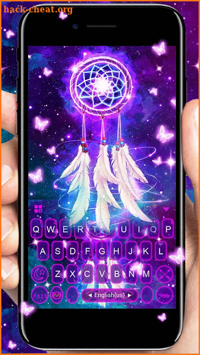 Galaxy Dream Catcher Keyboard Theme screenshot