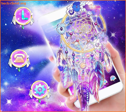 Galaxy Dream Catcher Theme screenshot