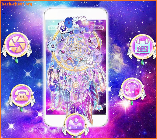 Galaxy Dream Catcher Theme screenshot