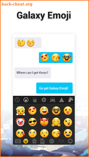 Galaxy Emoji - Emoji Keyboard screenshot