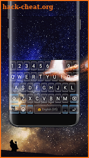 Galaxy Haw King Gif keyboard theme screenshot