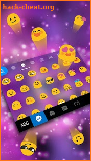 Galaxy Heart Lock Love Keyboard Theme screenshot