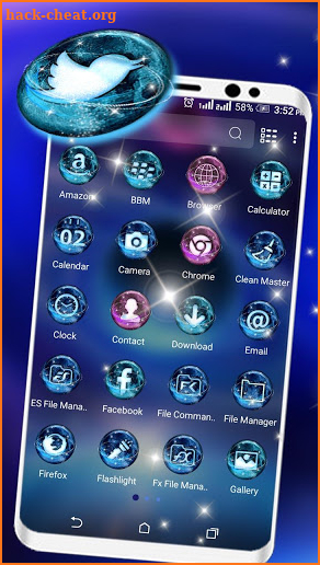 Galaxy Launcher Theme screenshot